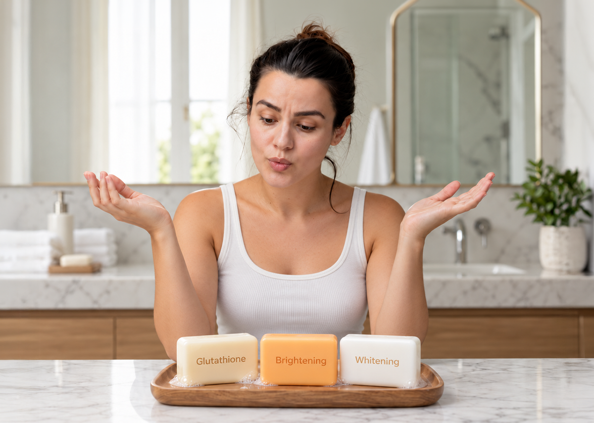 Glutathione Soap vs Brightening Soap vs Whitening Soap: What’s the Difference?
