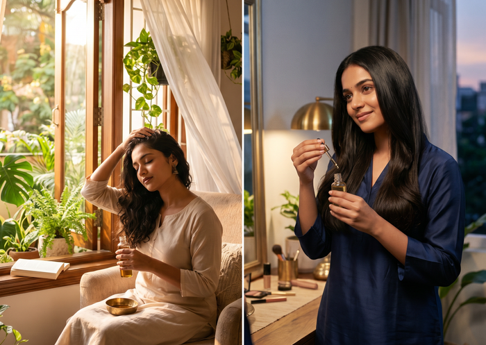 When To Apply Hair Oil And Hair Serum For Healthy Hair?