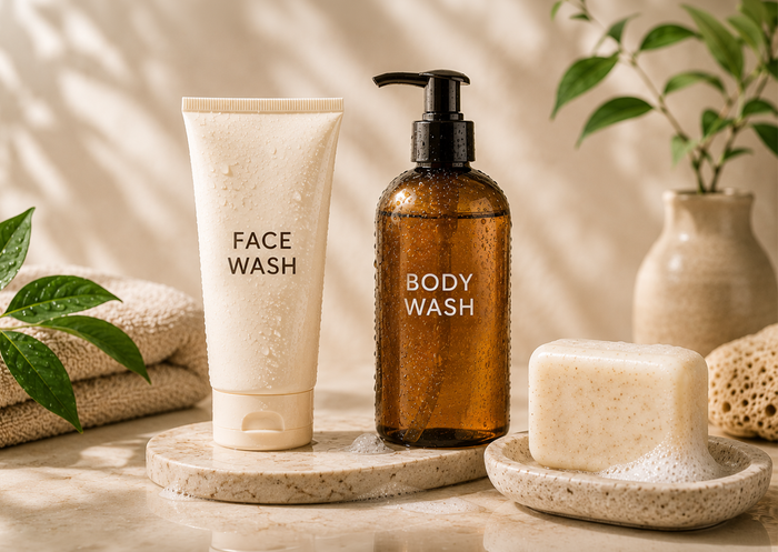 Face Wash, Body Wash and Soap: What's the Difference and When to Use What