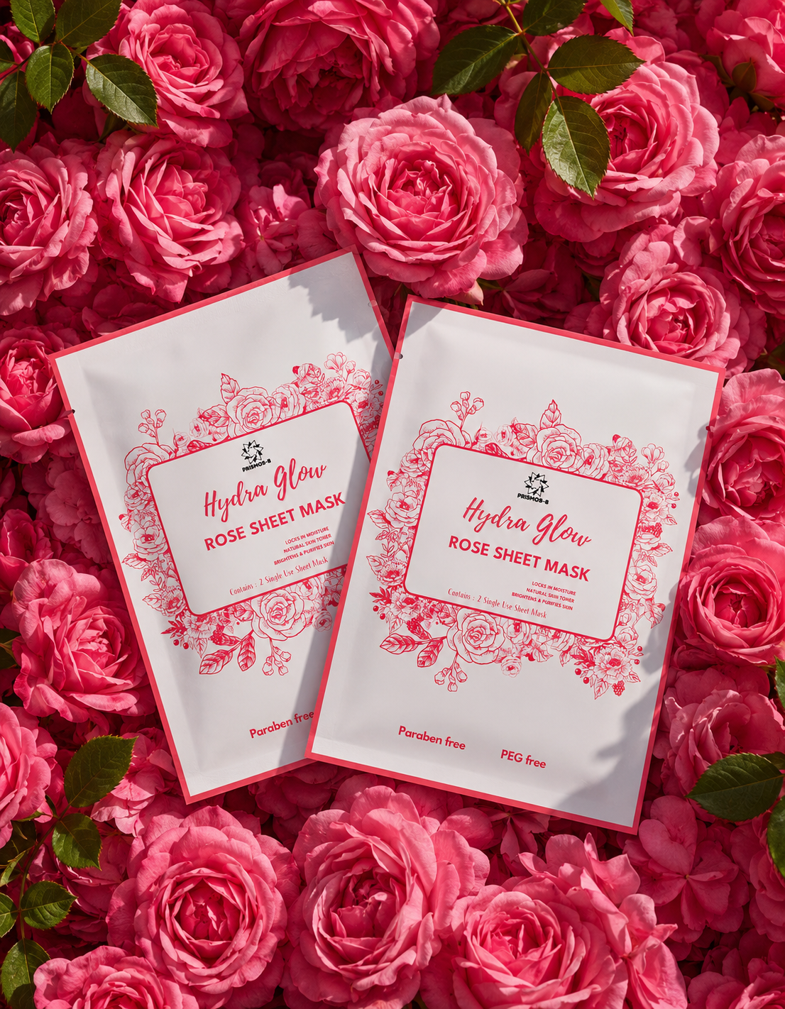 Hydra glow rose mask combo