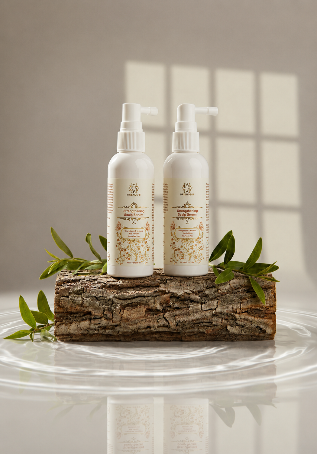 Strengthening scalp serum combo