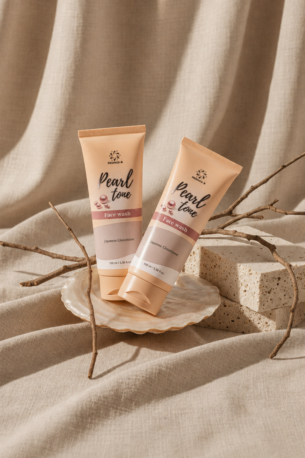 Pearl tone face wash combo