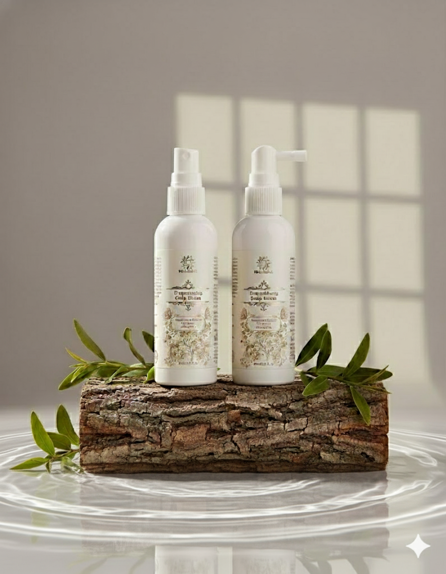 Strengthening scalp serum combo