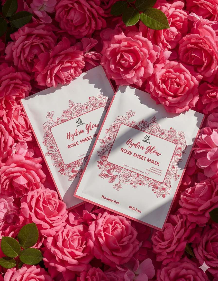 Hydra glow rose mask combo